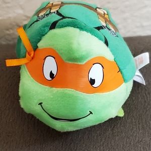 BUNDLE $ALE-TY Beanie Boos - Teeny Michelangelo Ninja Turtle
